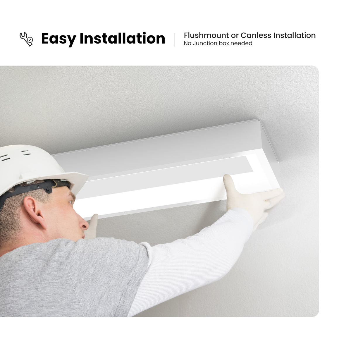 Vista 0.5 ft. x 4 ft. Flat Panel LED Skylight Fixture