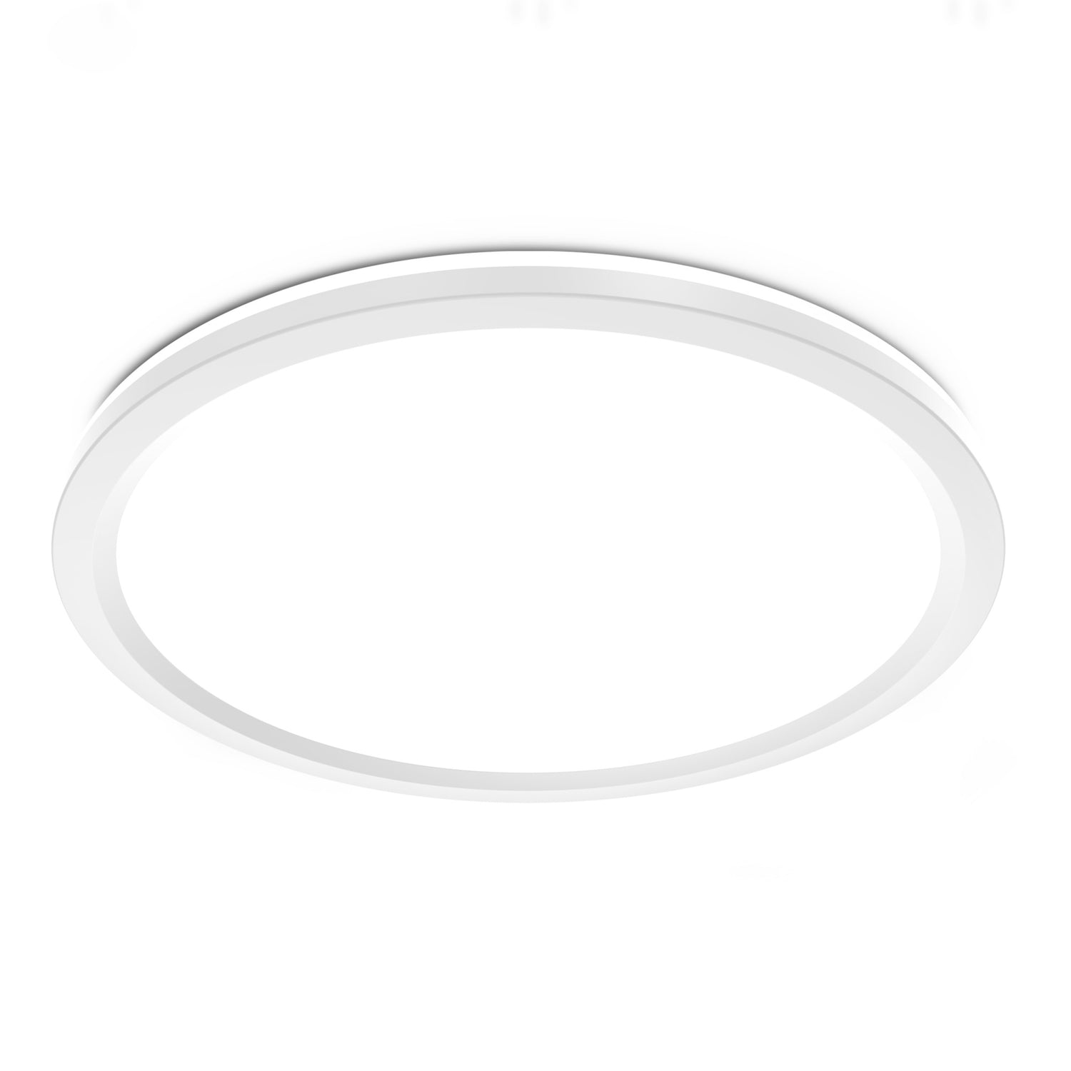 11 in. Adjustable White LED Flat Panel Ceiling Light with Night Light and Interchangeable Trim