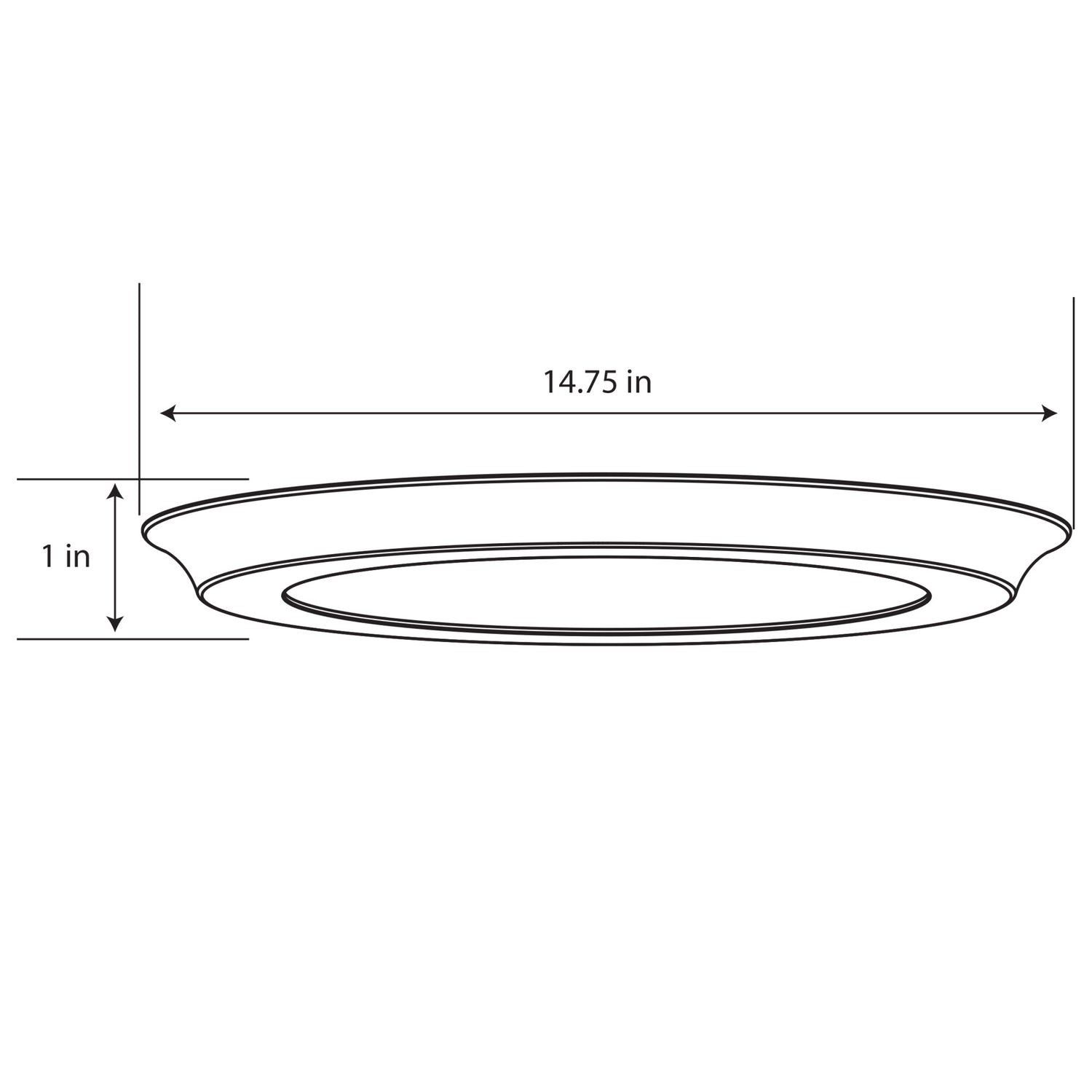 White Nickel Led Ceiling Fixture