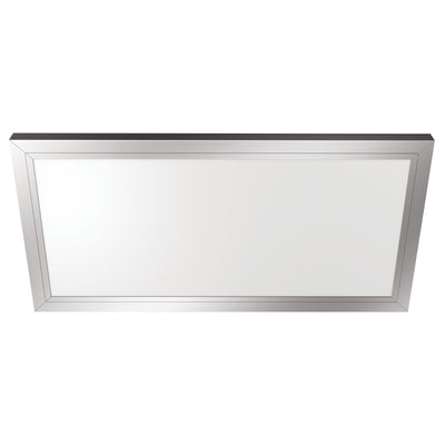 1 ft. x 2 ft. 25W (32W Replacement) Color Selectable (5CCT) Nickel Flat Panel Light Fixture with Switch Mode