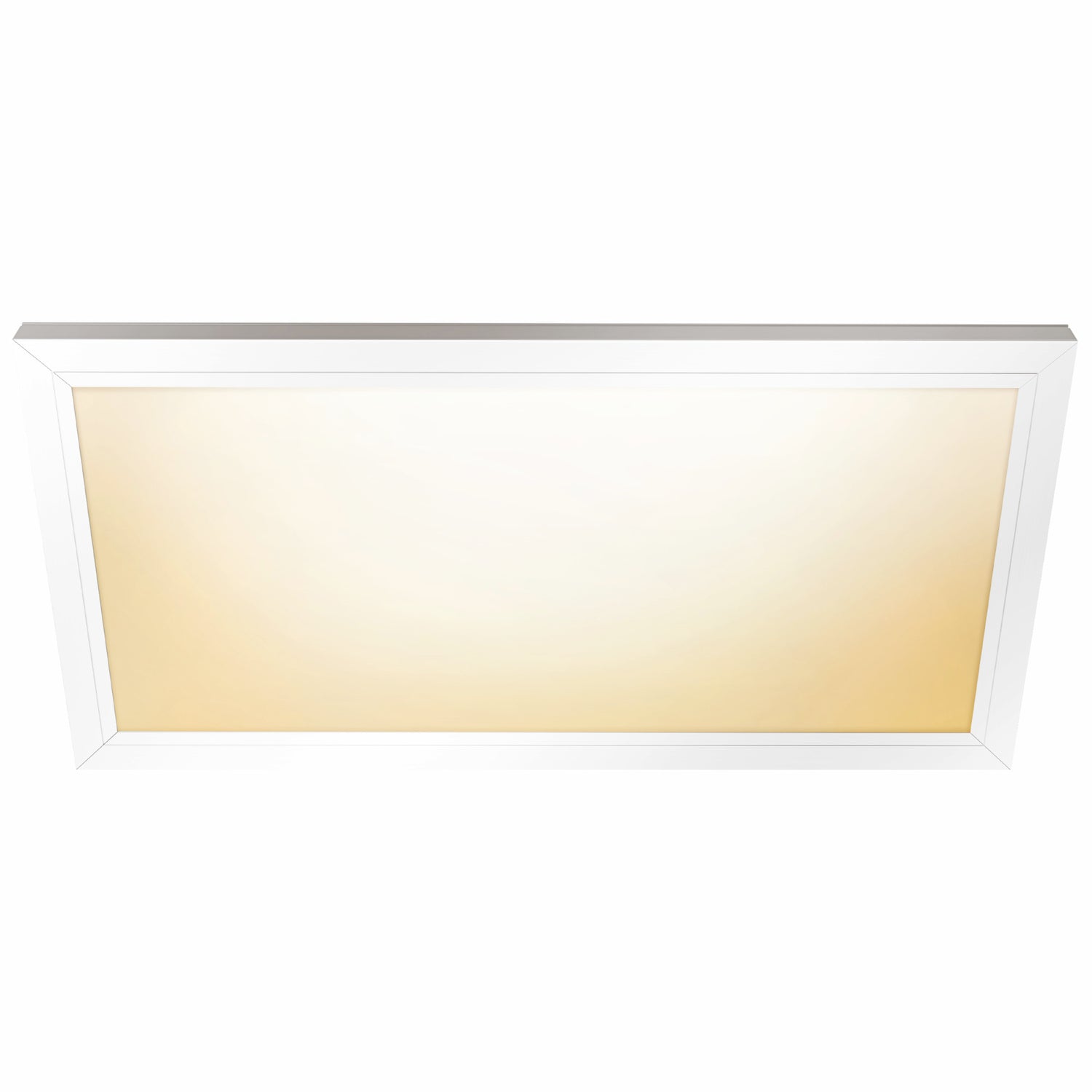 1 ft. x 2 ft. 25W Selectable White  Dimmable White Integrated LED Edge-Lit Flat Panel Flush Mount Light with Switch Mode