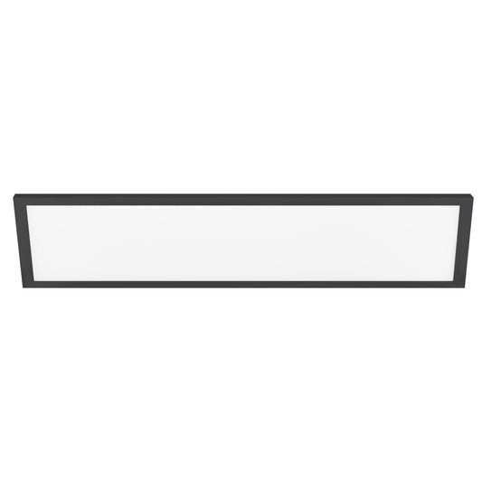 1 ft. x 4 ft. 50W (300W Replacement) Selectable White Matte Black Flat Panel LED Light Fixture with Switch Mode