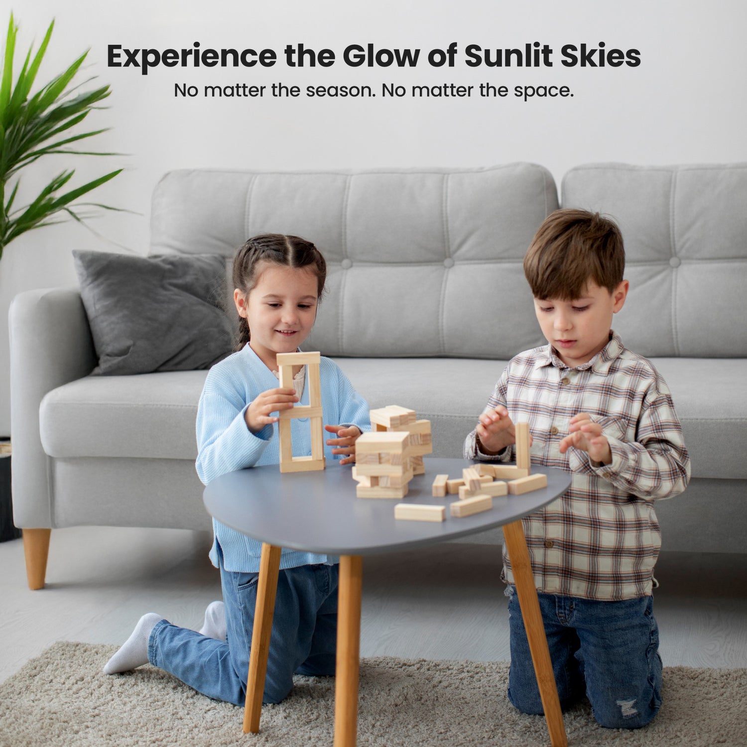 Vista 24 in. Oval Flush Mount LED Skylight Fixture