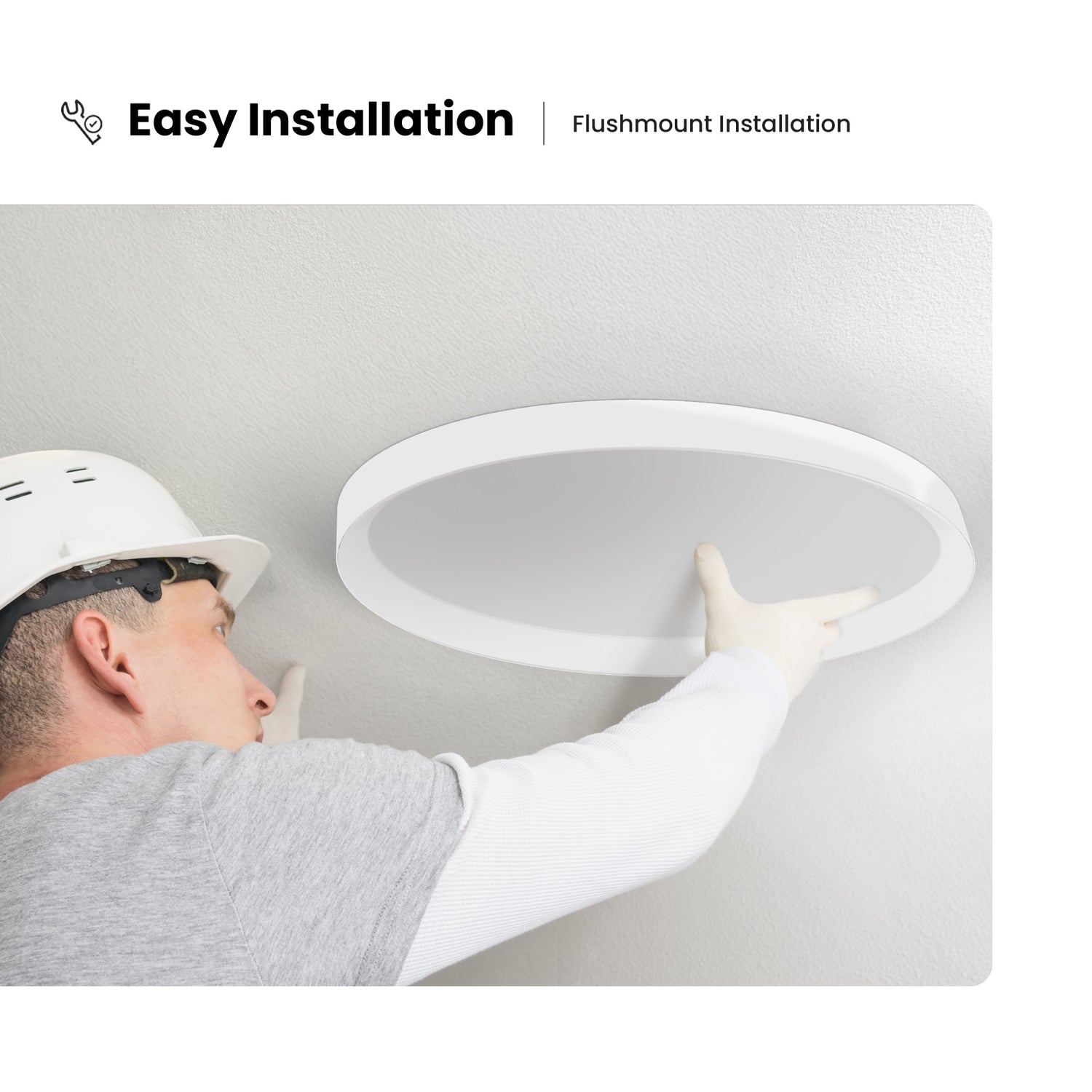 Vista 24 in. Oval Flush Mount LED Skylight Fixture