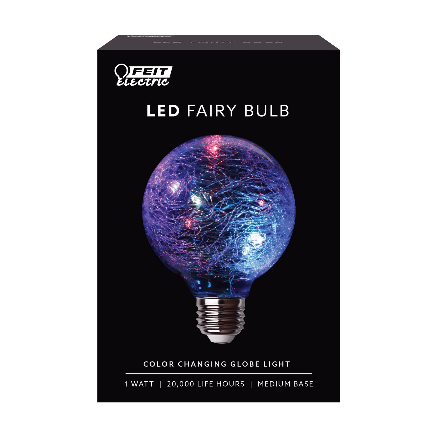 Crackle Glass RGB G25 LED Fairy Light