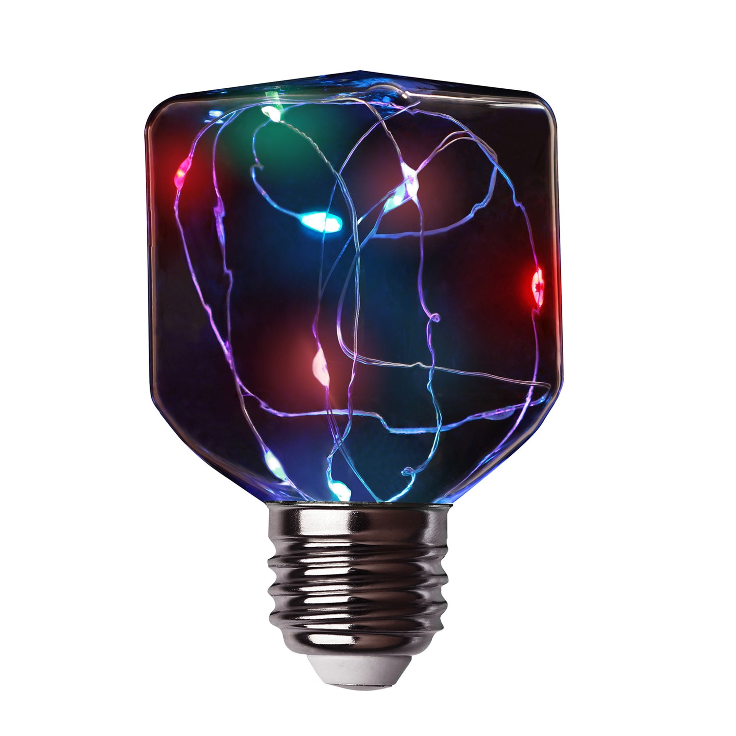 Red Green and Blue Square LED Fairy Light