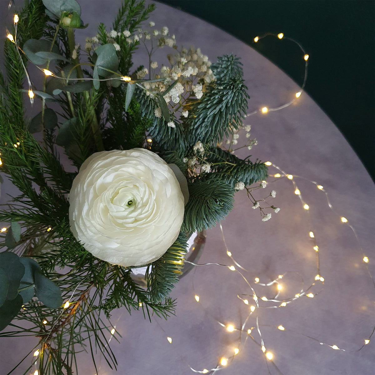 10 ft. Cool White (6500K) Silver Wire Fairy String Light