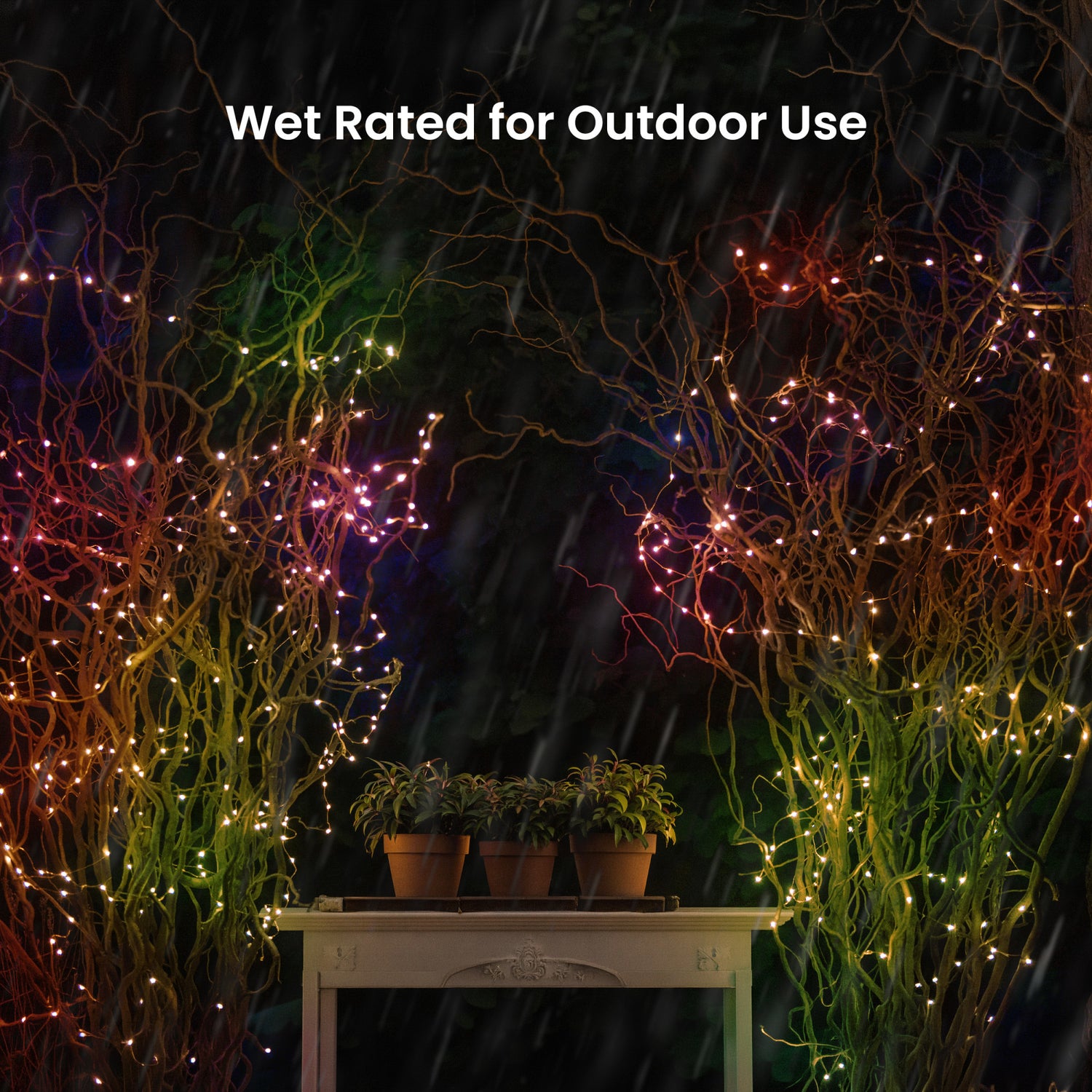 30 ft. Silver Wire RGB Fairy String Light