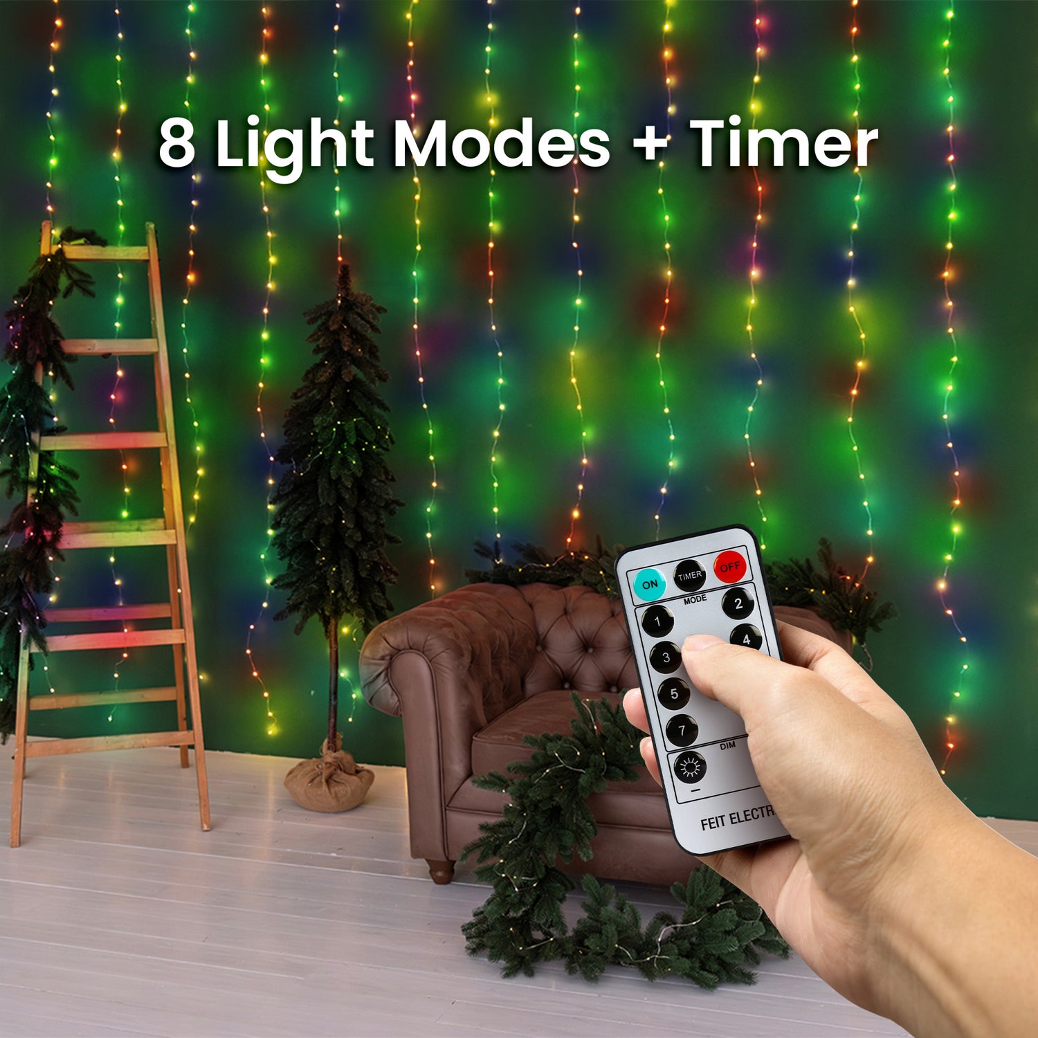 30 ft. Silver Wire RGB Fairy String Light
