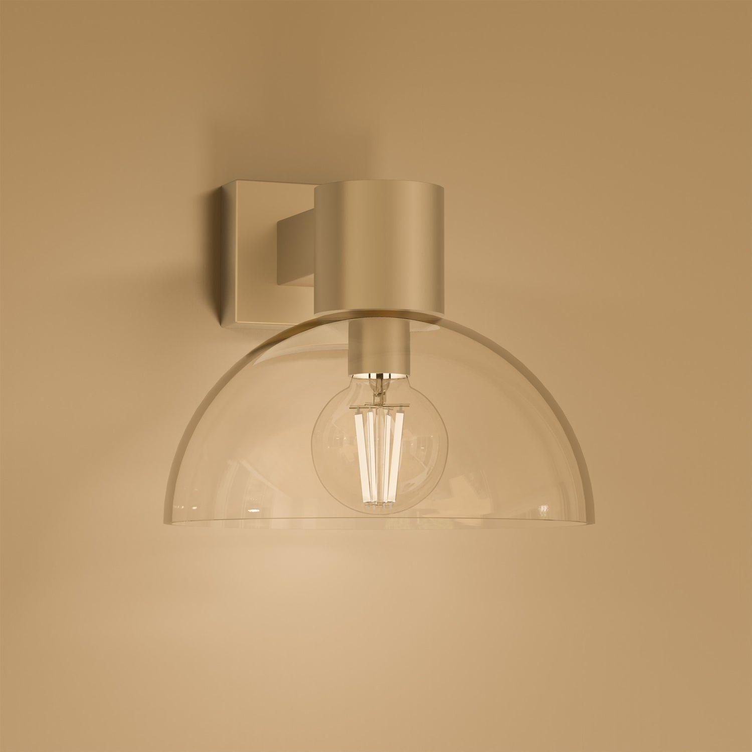 5.5W (60W Replacement) Soft White (2700K) G16 1/2 Globe Shape (E12 Base) Exposed White Filament LED Bulb (2-Pack)