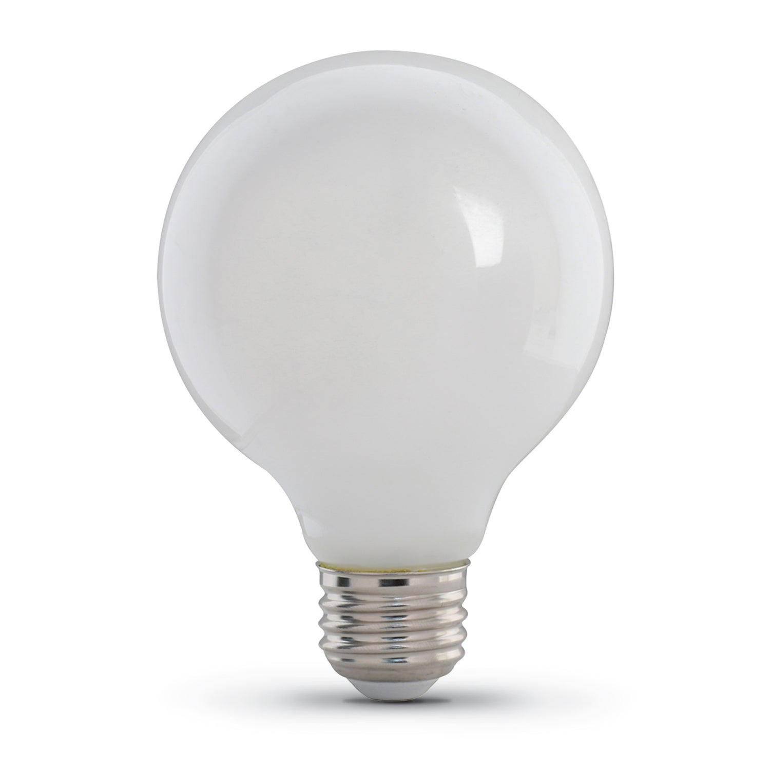 5.5W (60W Replacement) E26 Base Bright White (3000K) G25 Dimmable Frost Filament LED Light Bulb  (3-Pack)