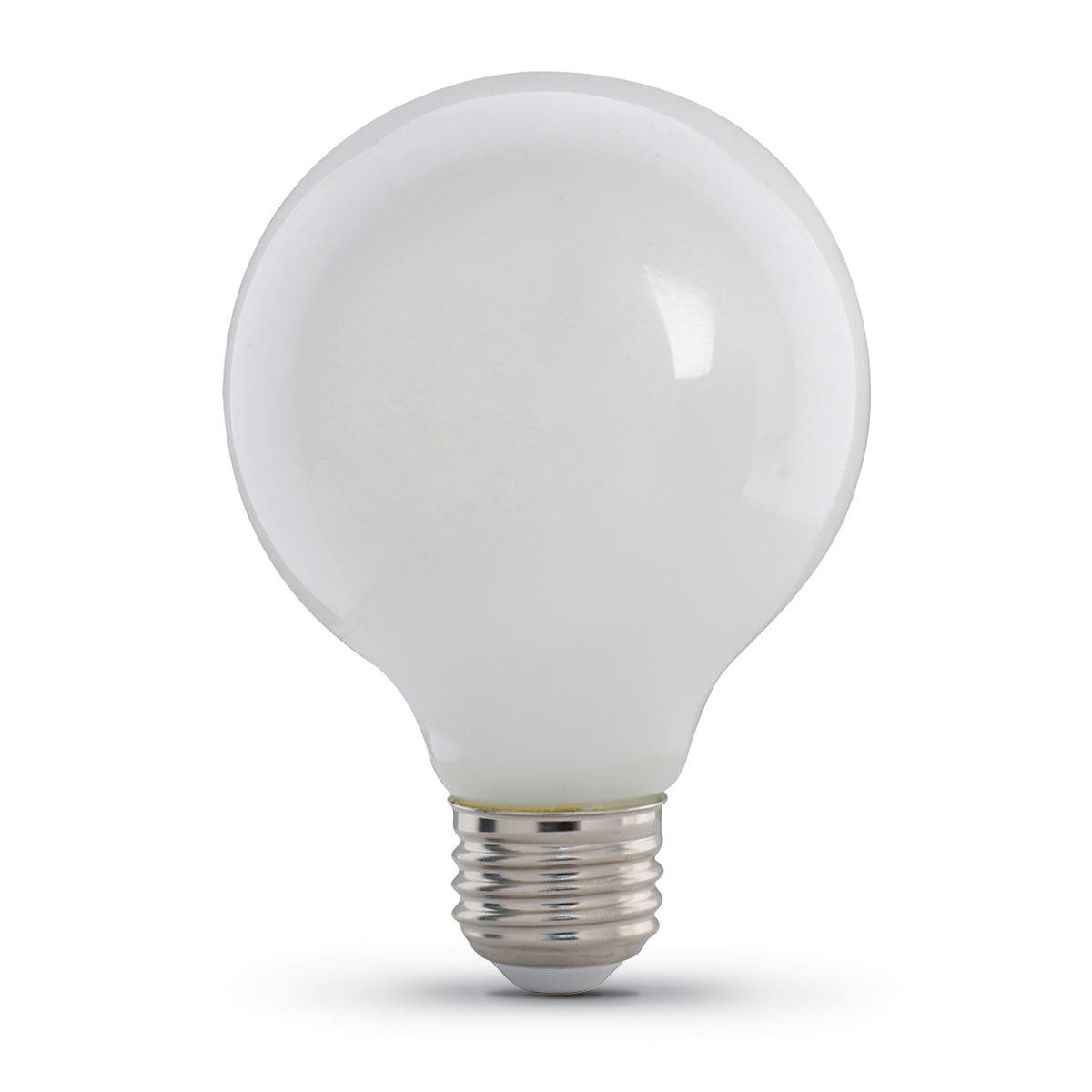 5.5W (60W Replacement) E26 Base Bright White (3000K) G25 Dimmable Frost Filament LED Light Bulb  (3-Pack)