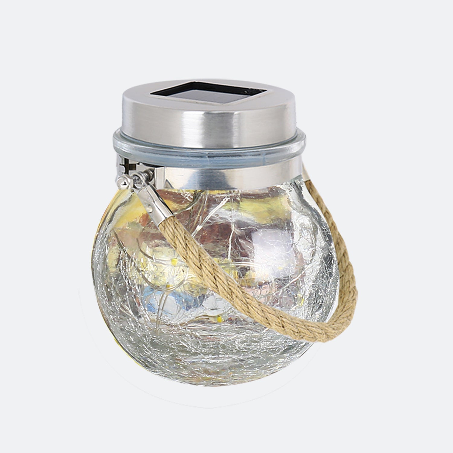 3 in. Solar Powered Fairy Jar Light