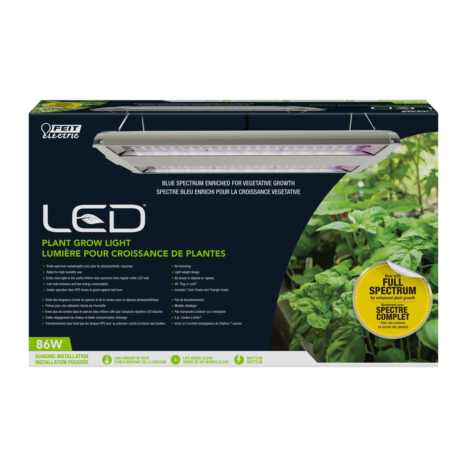 14 in. 86W Full Spectrum High Bay LED Grow Light