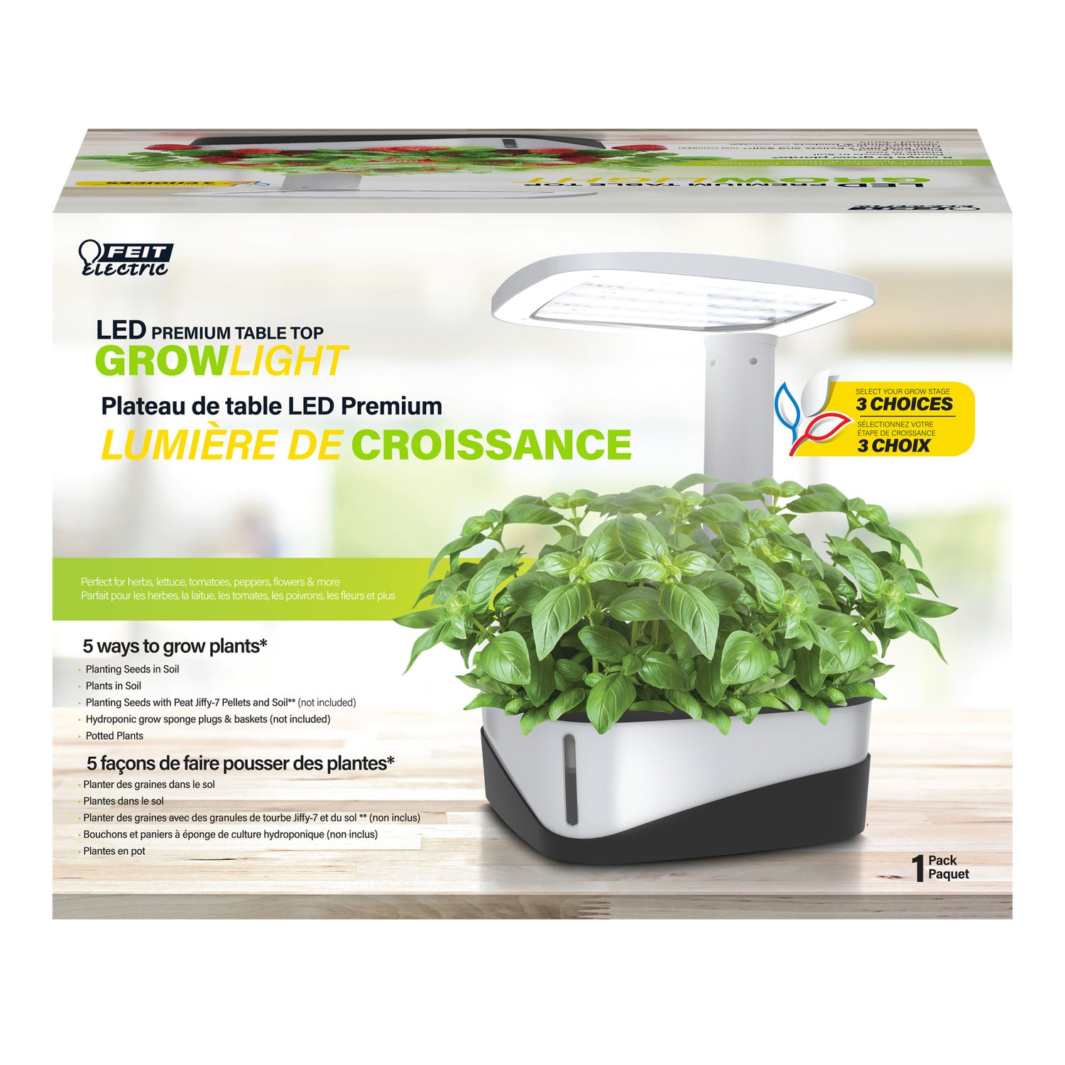 electric pot for plants 37W Portable Tabletop Grow Light