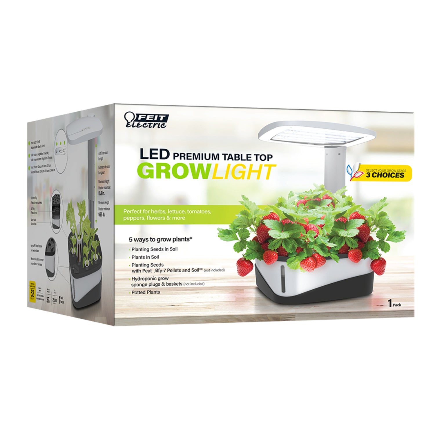 portable grow lights for indoor plants 37W Portable Tabletop Grow Light