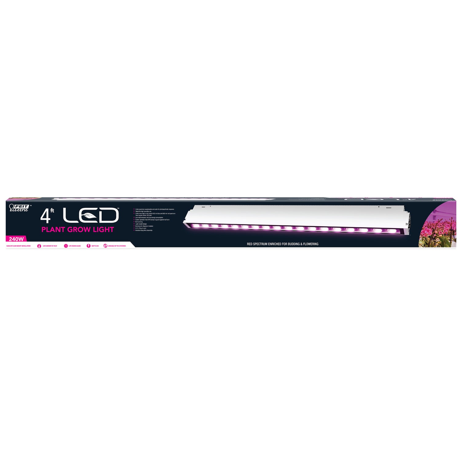 feit electric 4ft led plant grow light 4 ft. LED Plant Grow Light