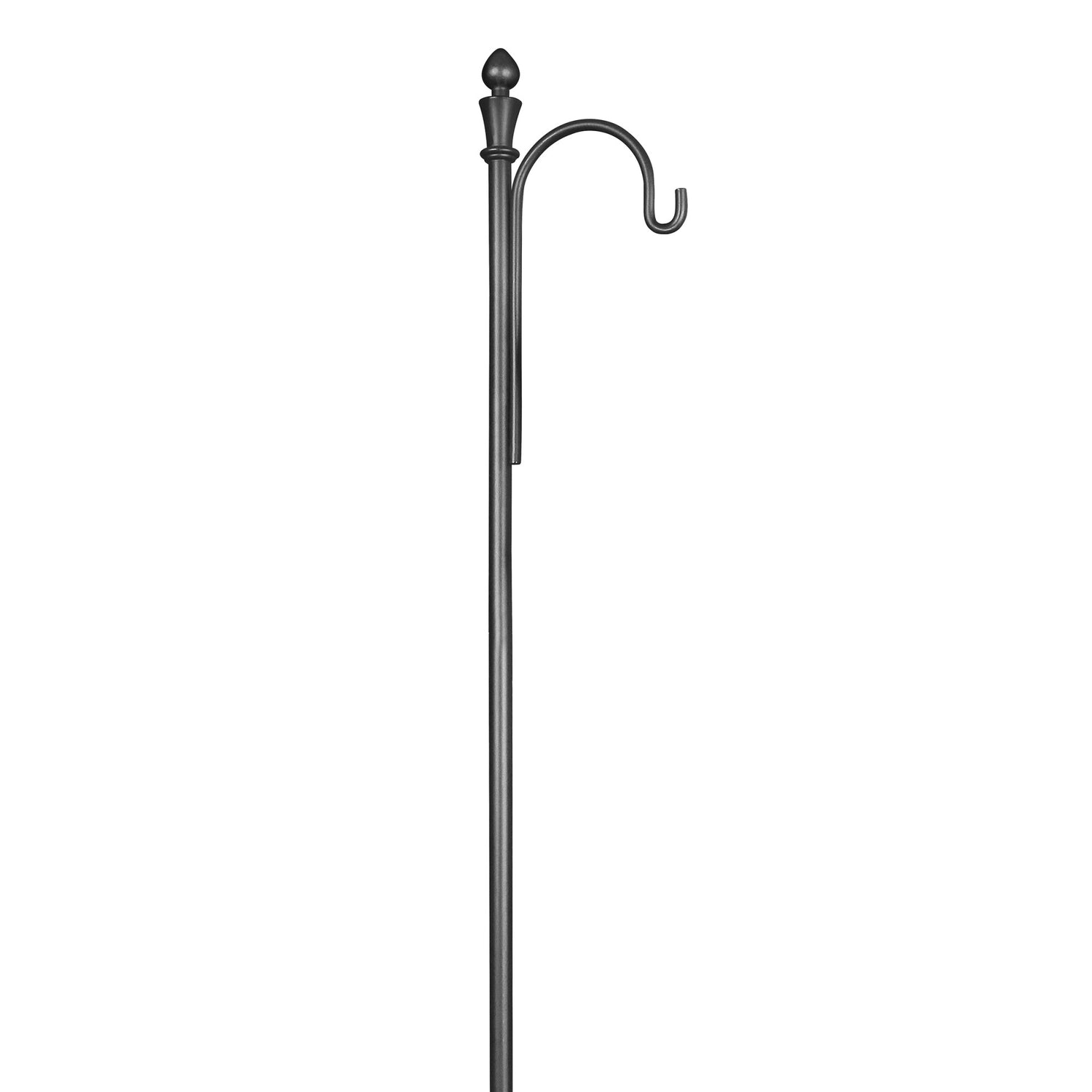 4 ft. Black Adjustable Shepherd's Hook