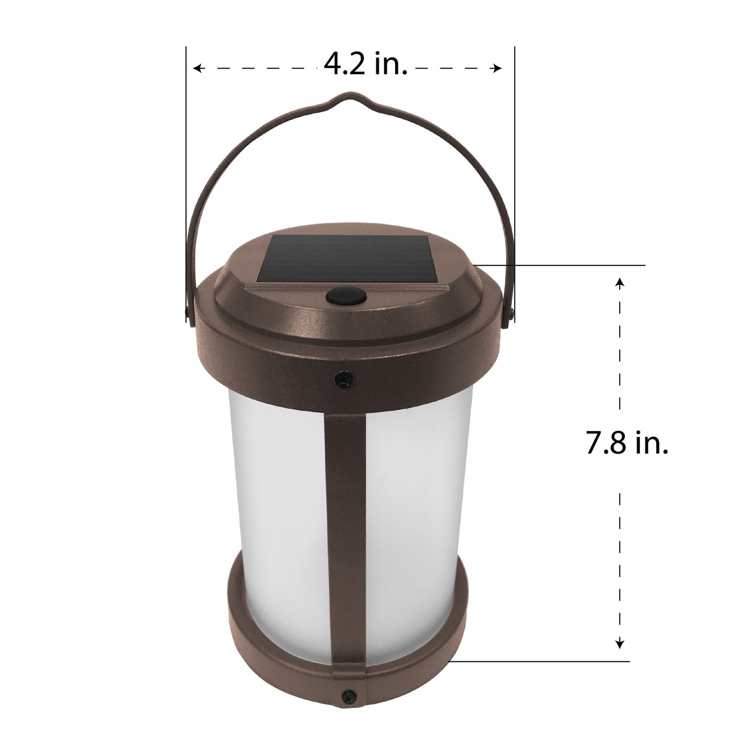 OneSync Landscape LED Round Solar Lantern