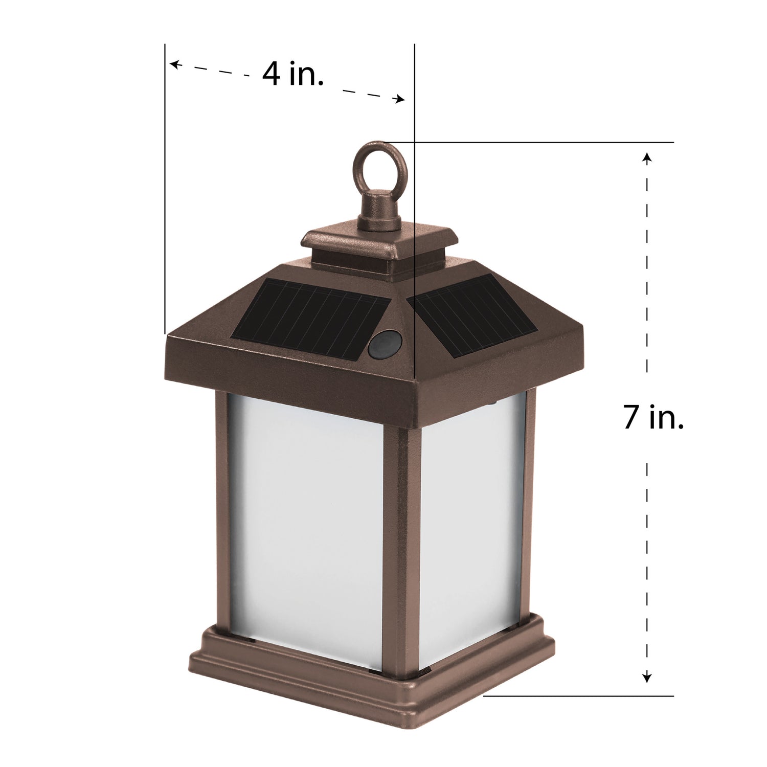 OneSync Landscape LED Square Solar Lantern