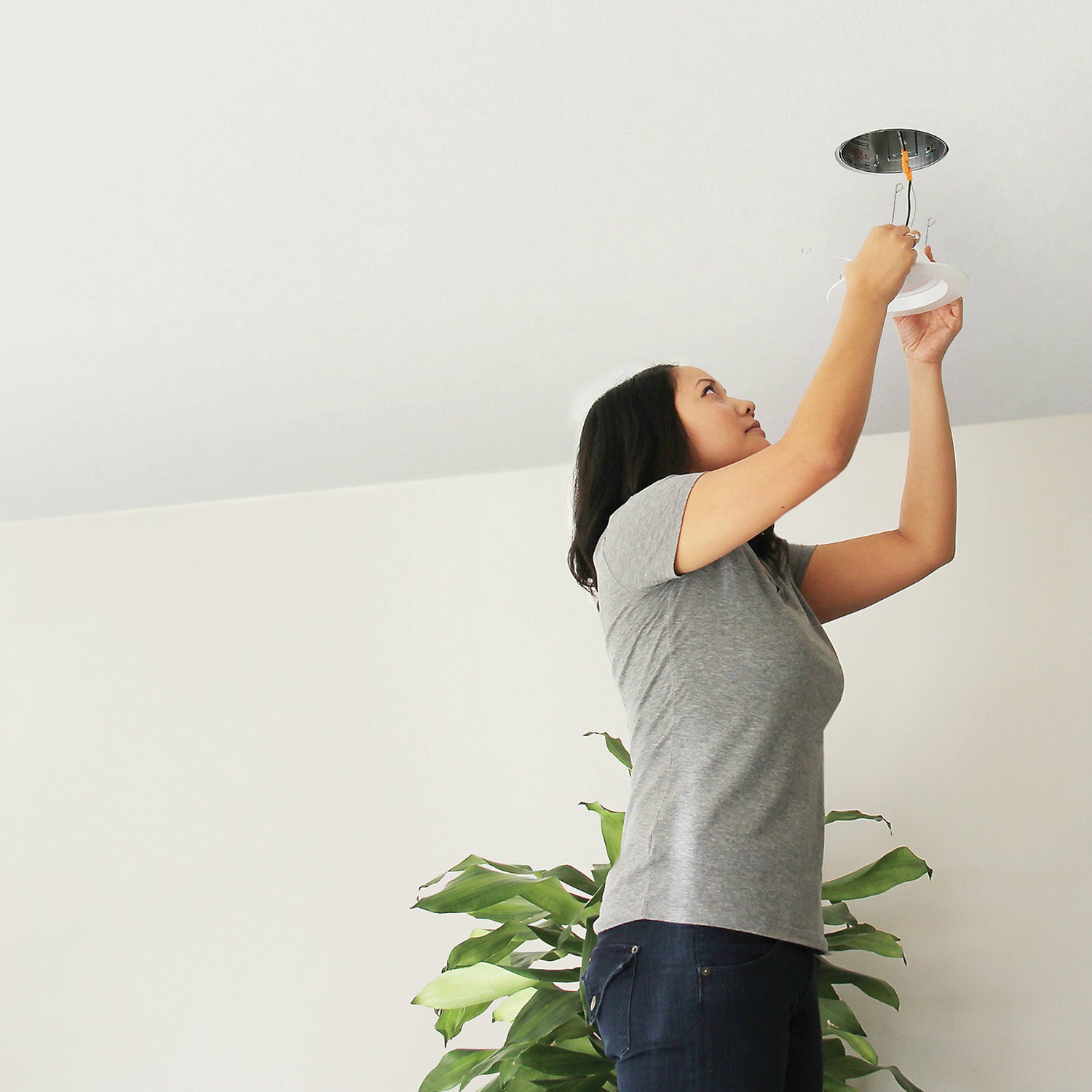 5-6 in. 15W (75W Replacement) Soft White (2700K) Dimmable LED Downlight Retrofit Kit - Feit Electric