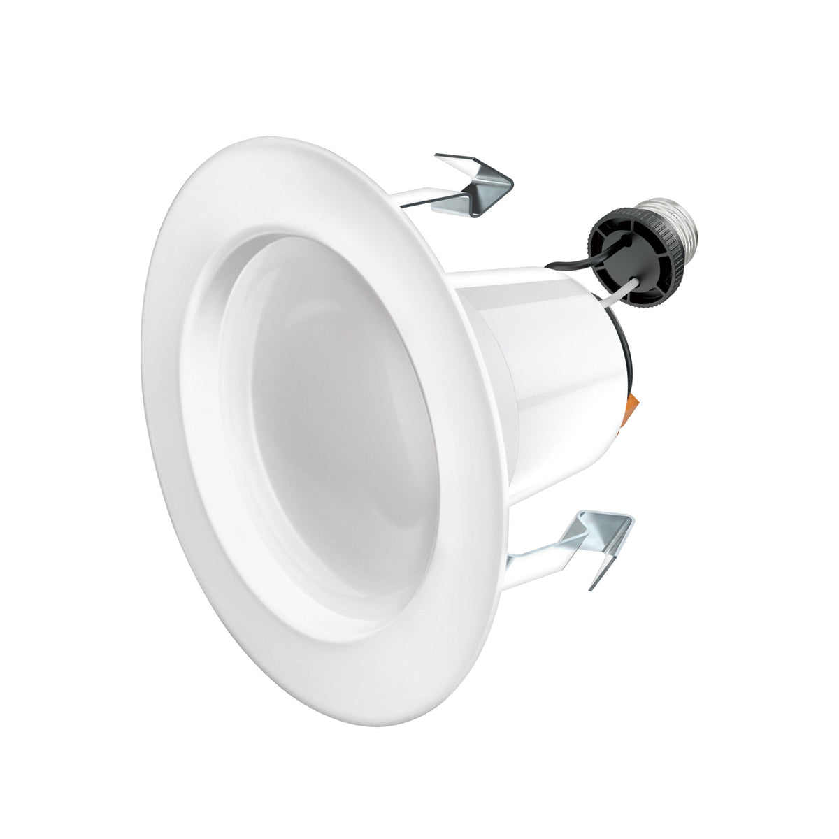 4 in. 8.6W (75W Replacement) Adjustable White Dimmable Lumen Select LED Recessed Downlight with  (4-Pack)