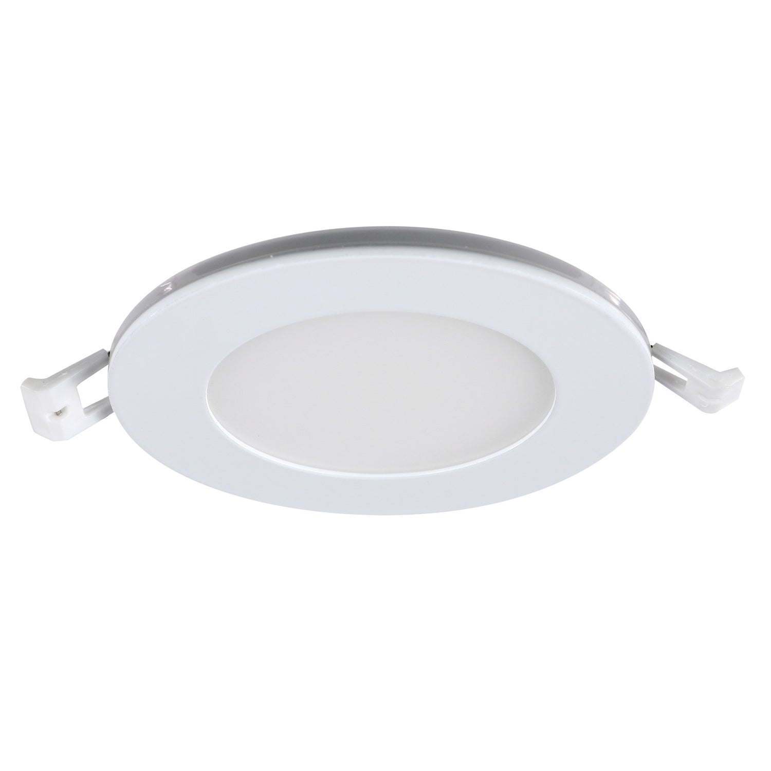 4 in. Tethered J-Box Adjustable White LED Downlight With Night Light Mode