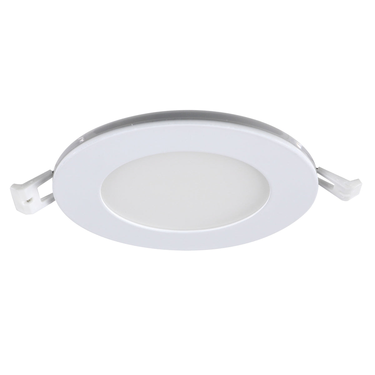 4 in. Tethered J-Box Adjustable White LED Downlight With Night Light Mode