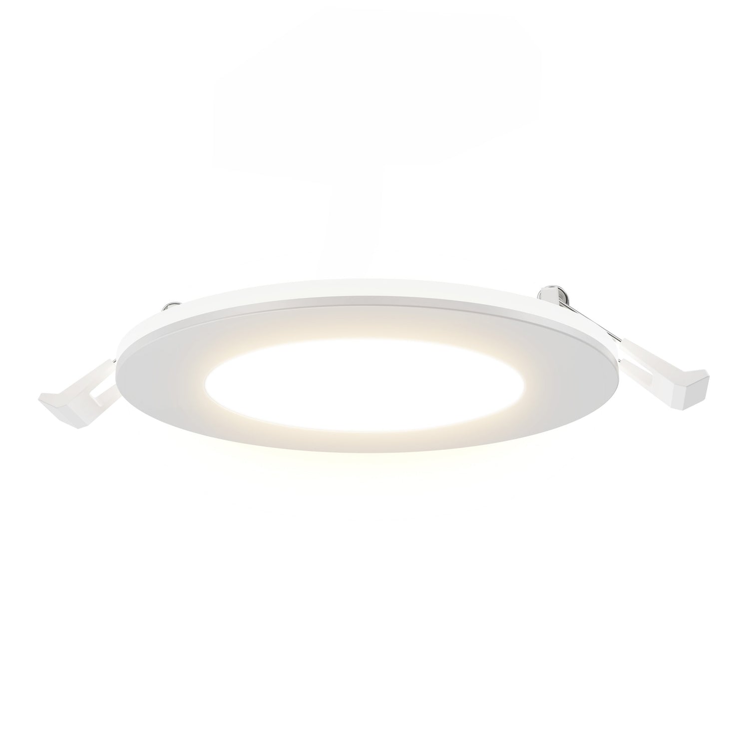 4 in. Tethered J-Box Adjustable White LED Downlight With Night Light Mode