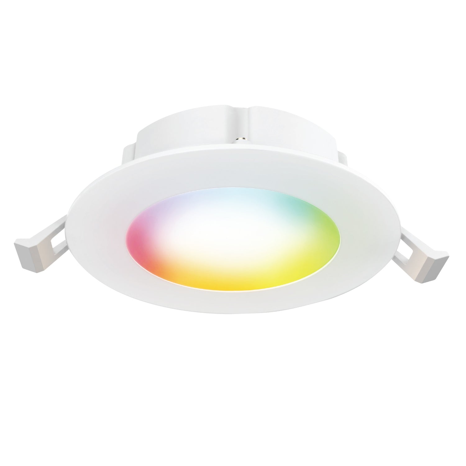 4 in. 9W (50W Replacement) Tethered J-Box Smart Canless LED Downlight