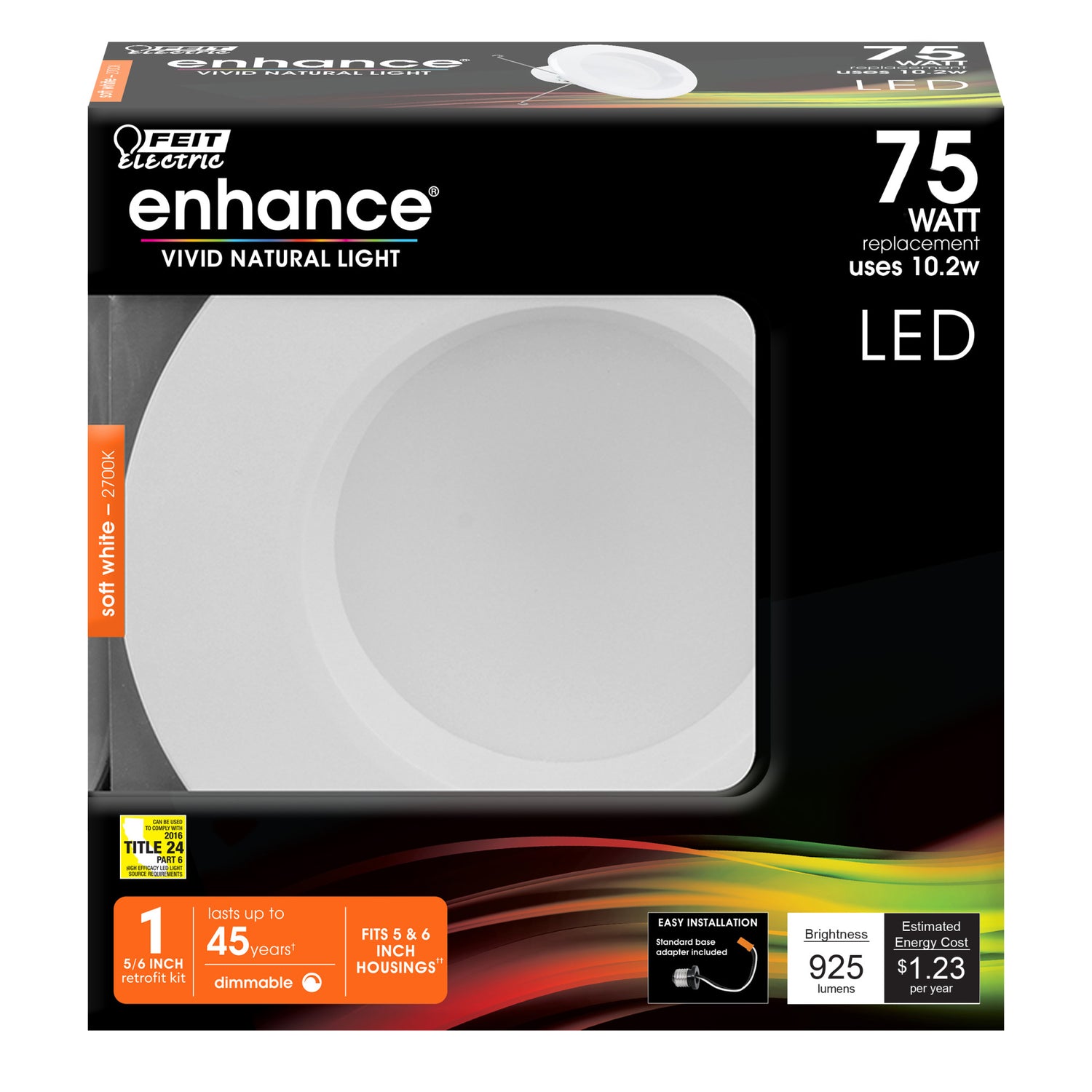 5/6 in. Soft White (2700K) Dimmable Enhance LED Recessed Downlight