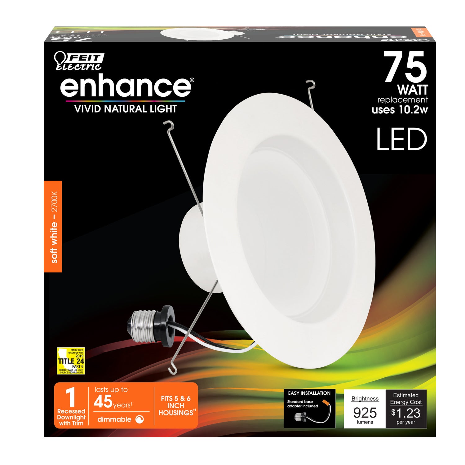 5/6 in. Soft White (2700K) Dimmable Enhance LED Recessed Downlight