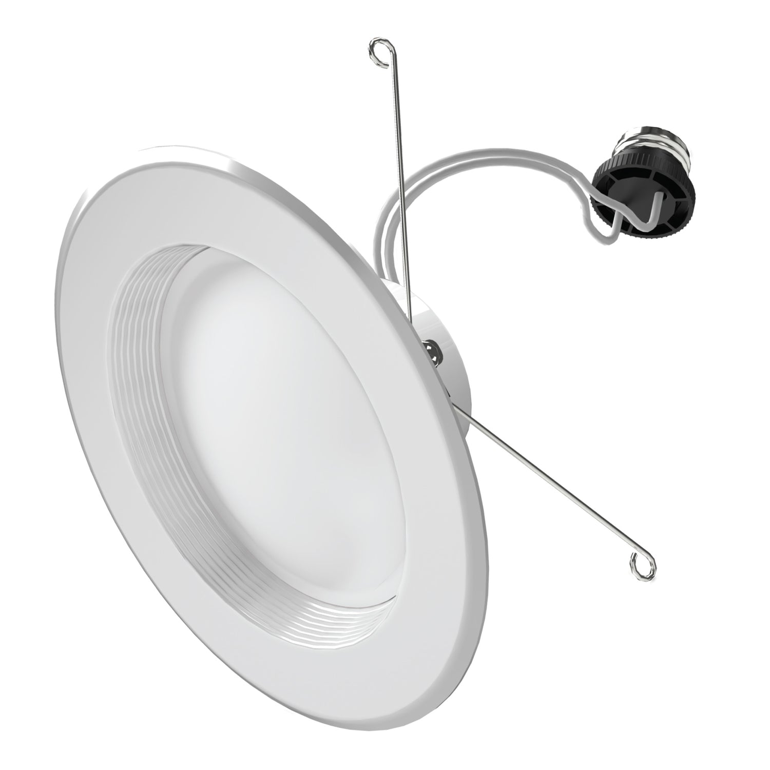 5/6 in. 75W Replacement Adjustable White Dimmable LED Recessed Downlight with Switch Mode (6-Pack)
