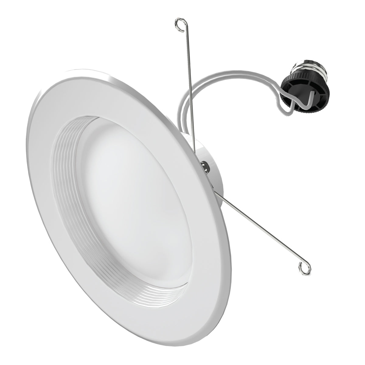 5/6 in. 75W Replacement Adjustable White Dimmable LED Recessed Downlight with Switch Mode (6-Pack)