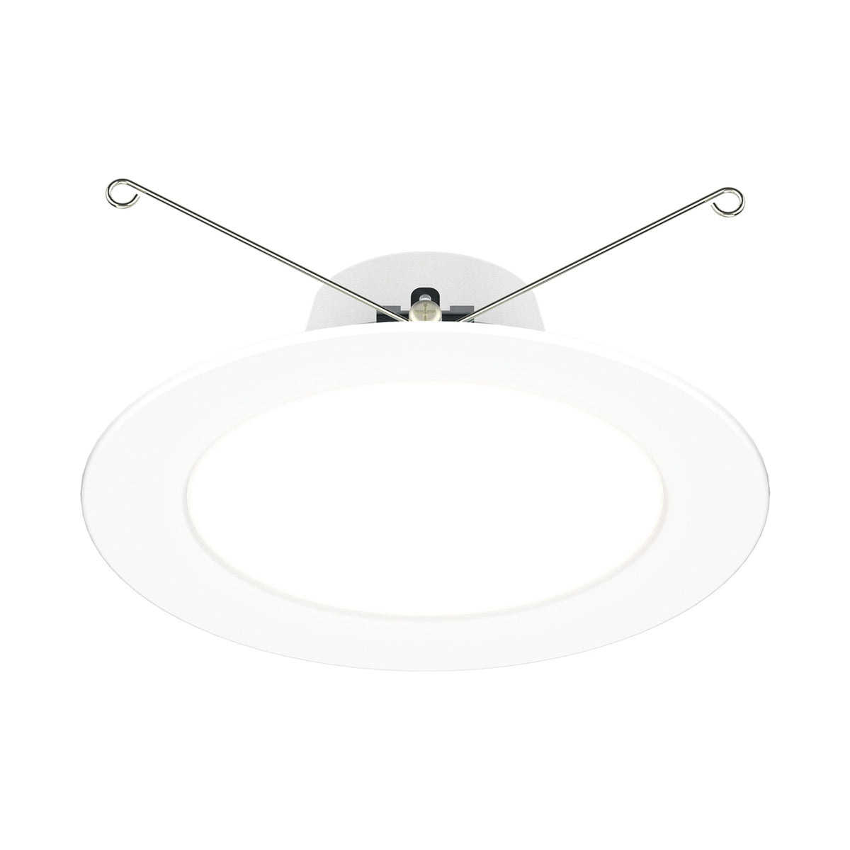 5/6 in. Adjustable White Retrofit Recessed Downlight with Switch Mode