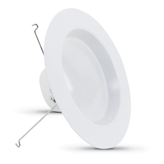5-6 in. 14.3W (120W Replacement) Bright White (3000K) High Output LED Recessed Downlight - Feit Electric