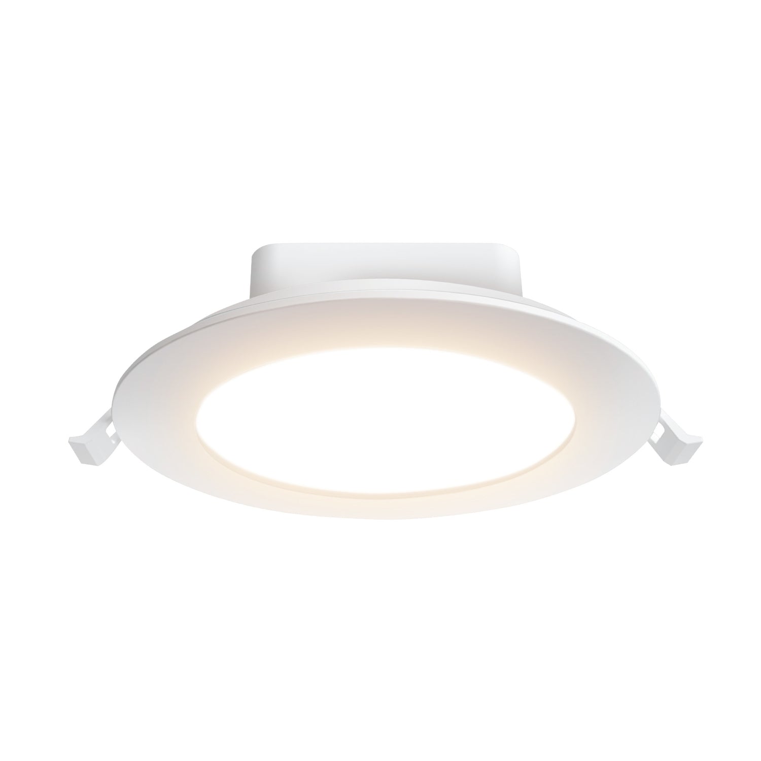 6 in. 85W Replacement Adjustable White (5CCT) High Output Integrated J-Box Recessed LED Downlight