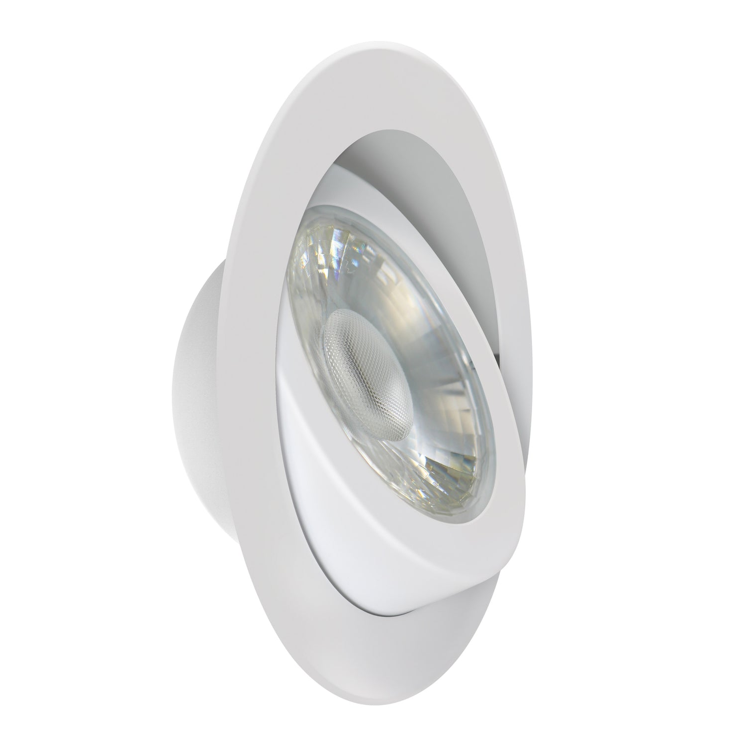 6 in. Adjustable White Adjustable Angle Recessed LED Downlight