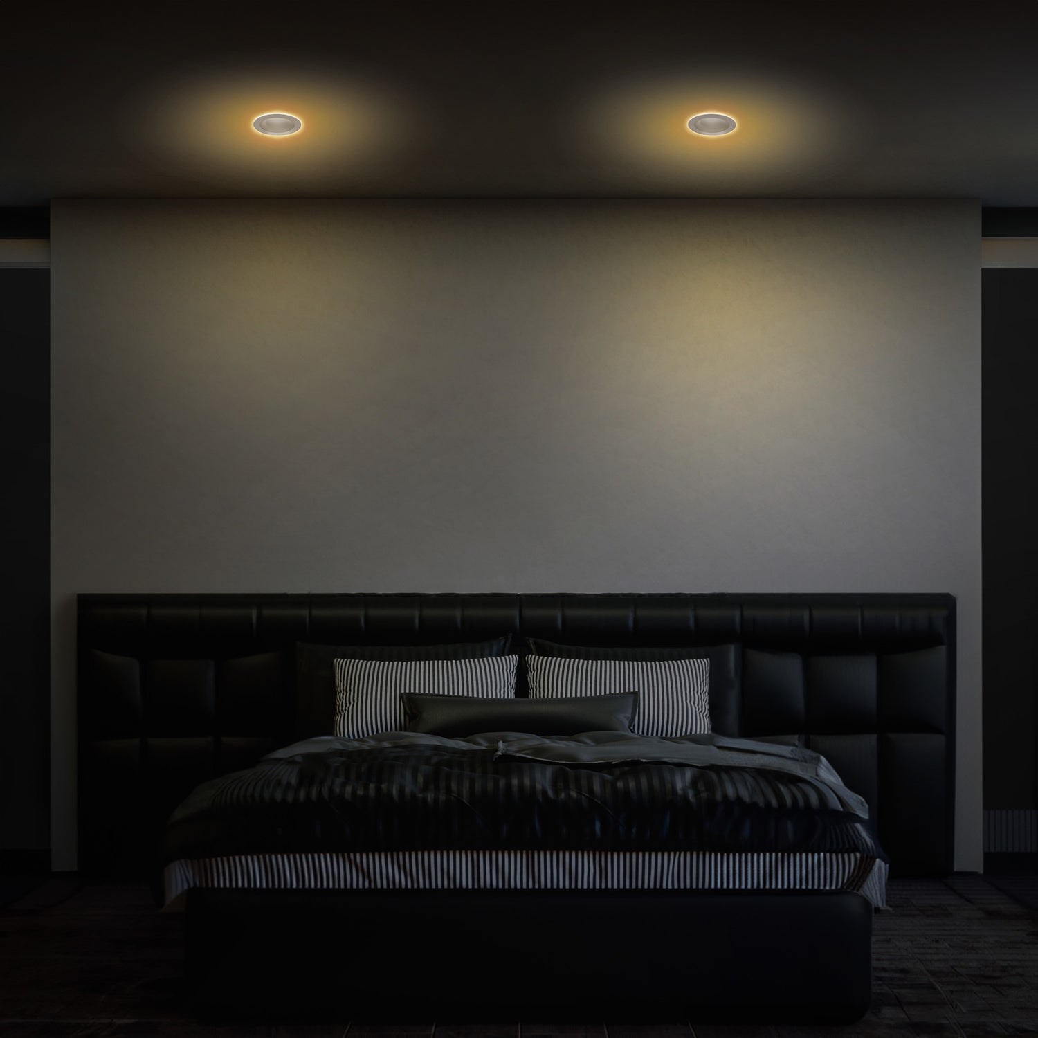 6 in. Tethered J-Box Selectable White (5CCT) High Output LED Downlight With Night Light Mode