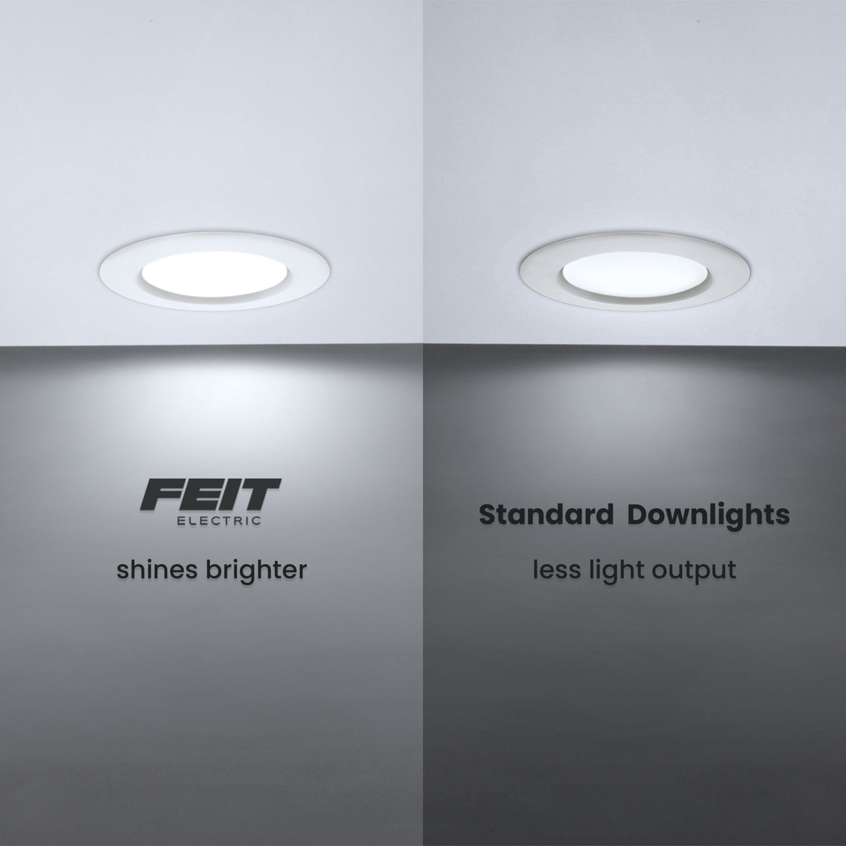 6 in. Tethered J-Box Adjustable White (5CCT) High Output LED Downlight With Night Light Mode