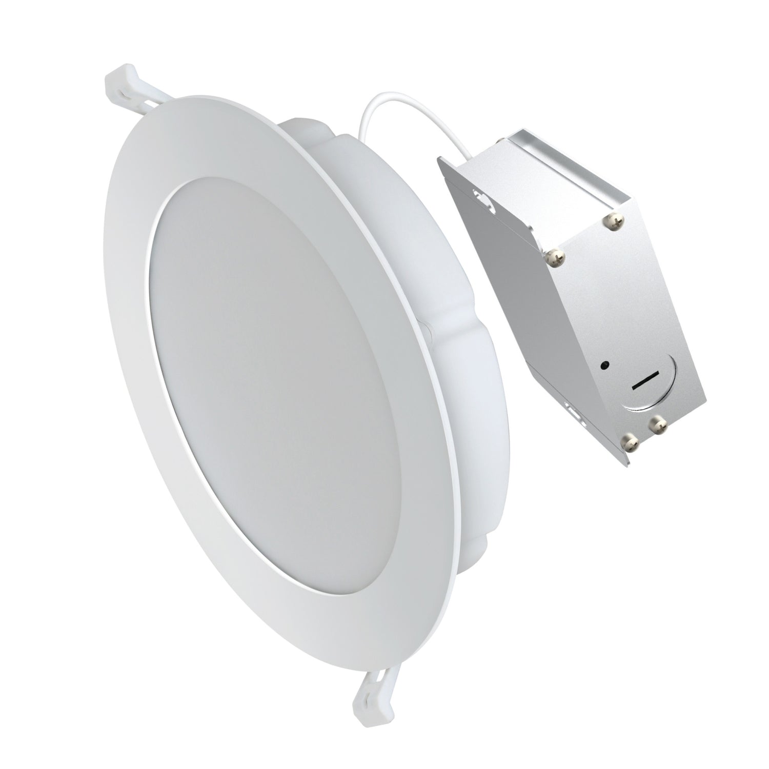 6 in. Tethered J-Box Alexa Google Smart Recessed LED Downlight