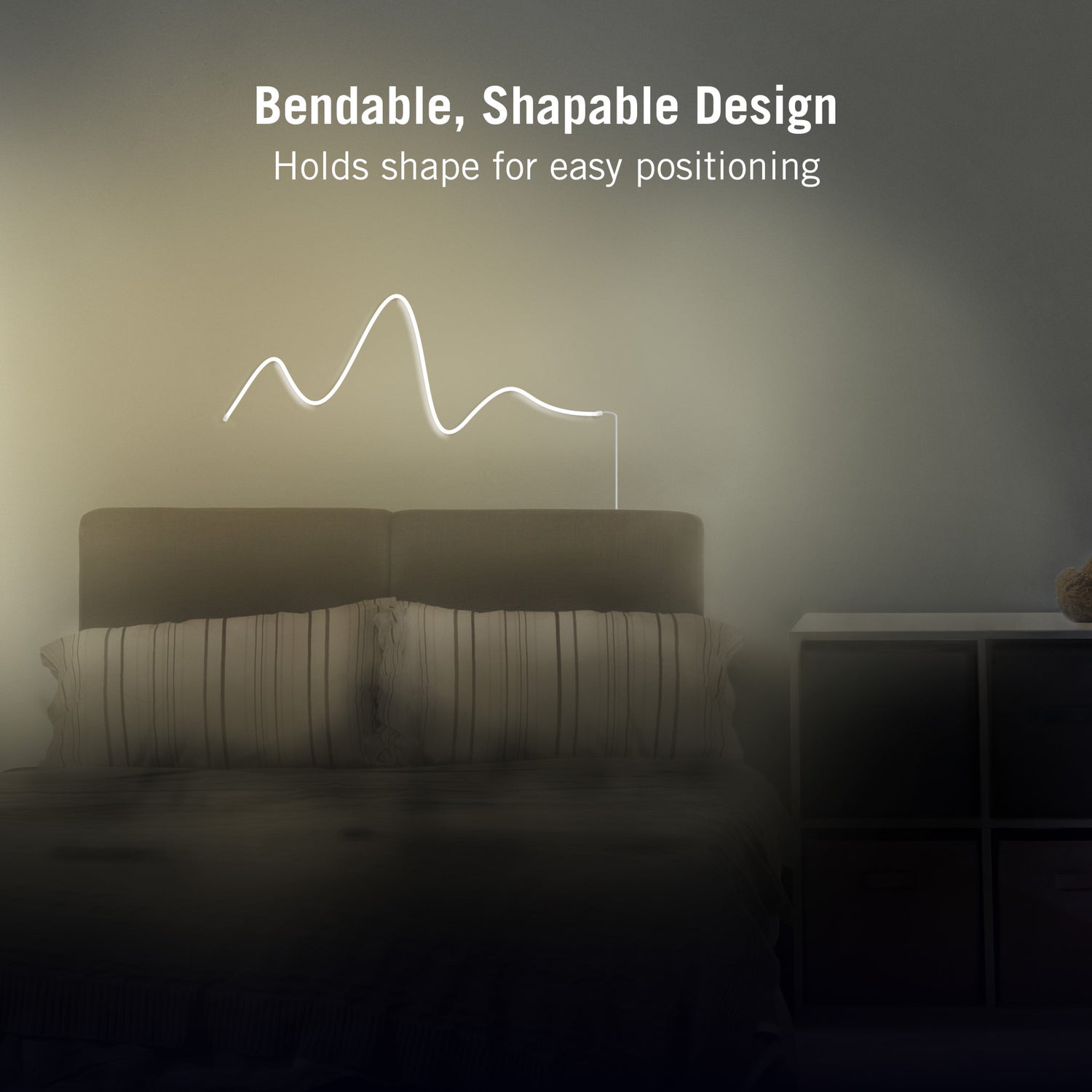 5 ft. Indoor USB-Powered White Neon Flex Light