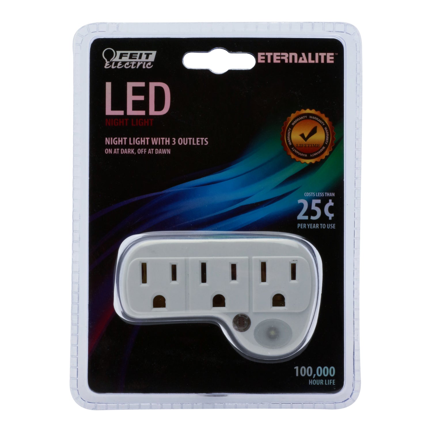 Eternalite LED Night Light and Outlet - Feit Electric