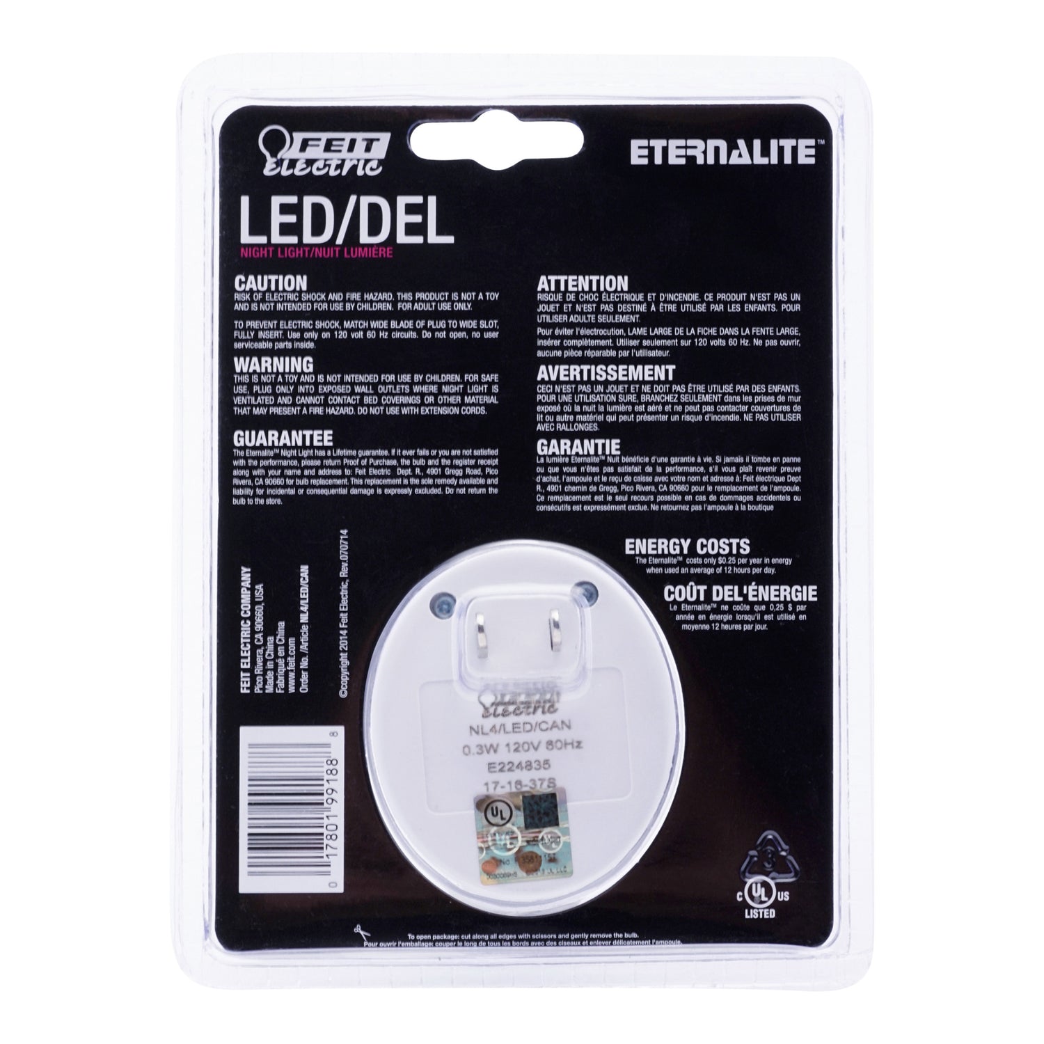 Eternalite Automatic Sensor Dusk to Dawn LED Night Light