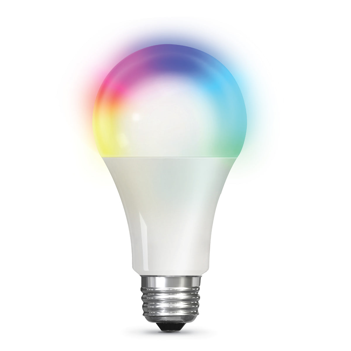 17.7W (100W Replacement) Color RGBW A21 (E26 Base) Dimmable Alexa Google Smart LED Bulb