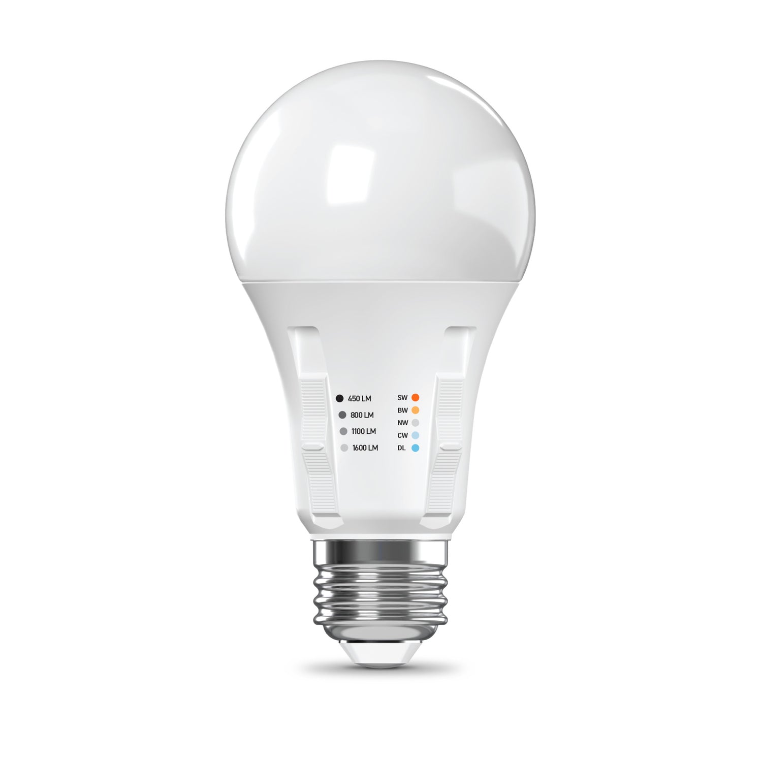 All-in-One Adjustable Brightness Adjustable White LED Light Bulb (4-Pack)