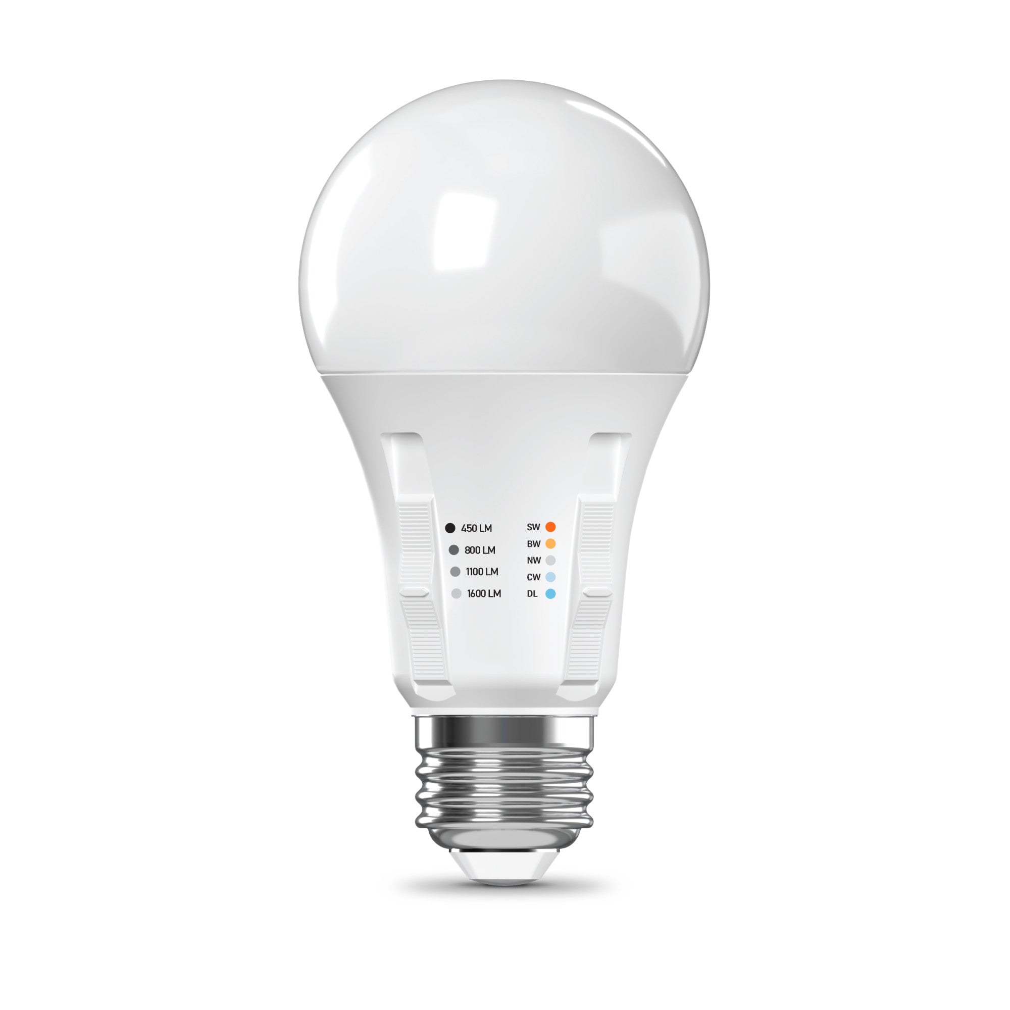 All-in-One Adjustable Brightness Adjustable White LED Light Bulb (4-Pack)