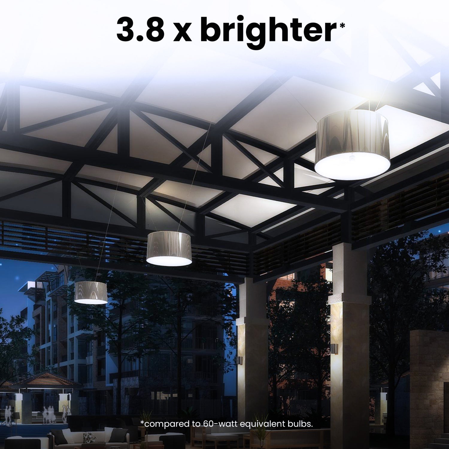 25W (200W Replacement) Daylight (5000K) E26 Base A21 High Output LED