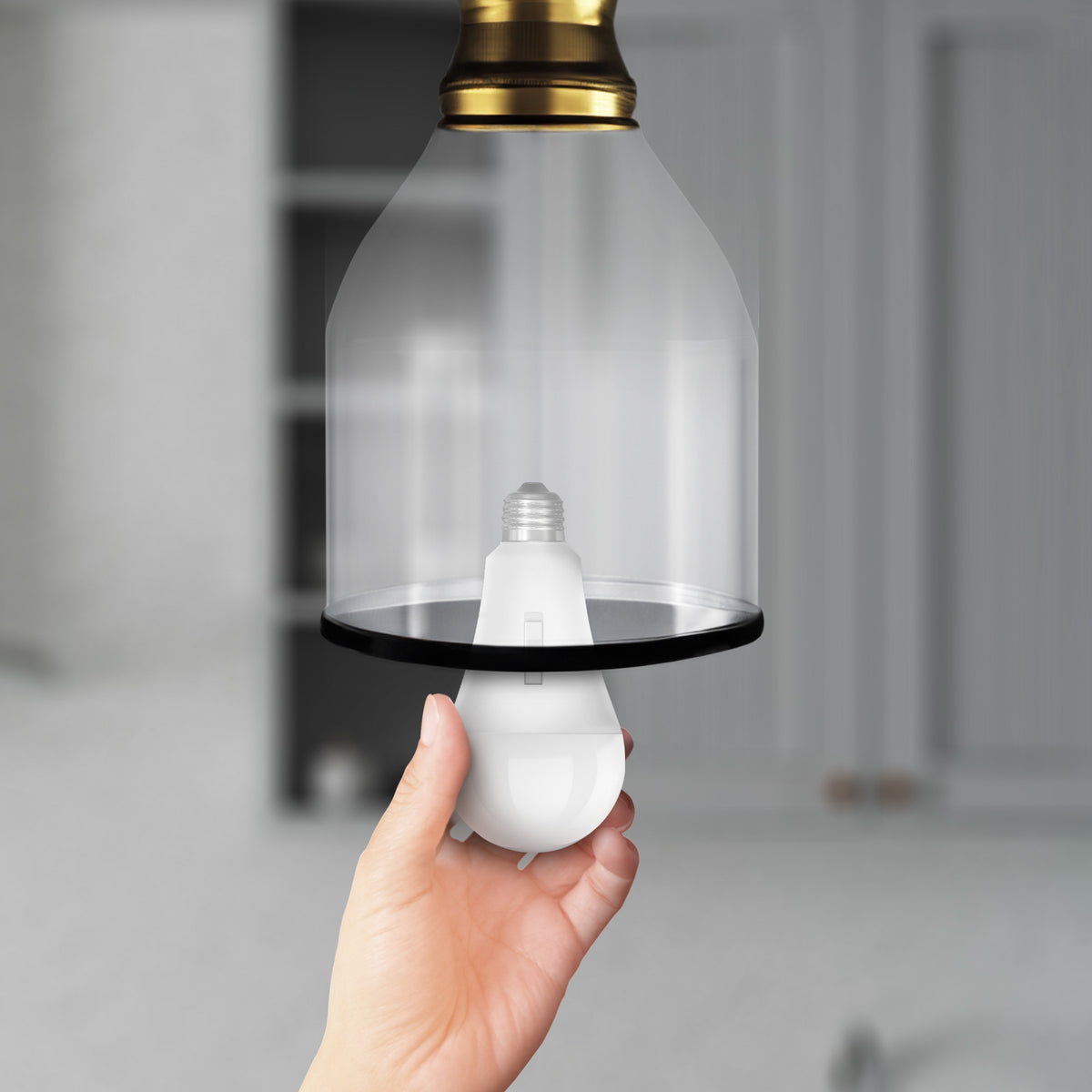 33W (300W Replacement) Adjustable White A23 LED Bulb