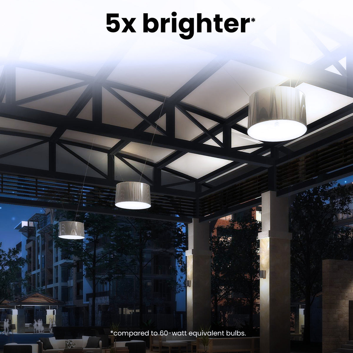 33W (300W Replacement) Daylight (5000K) E26 Base A23 High Output LED